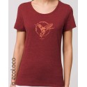Organic T shirt BE THE CHANGE Gandhi fairtrade