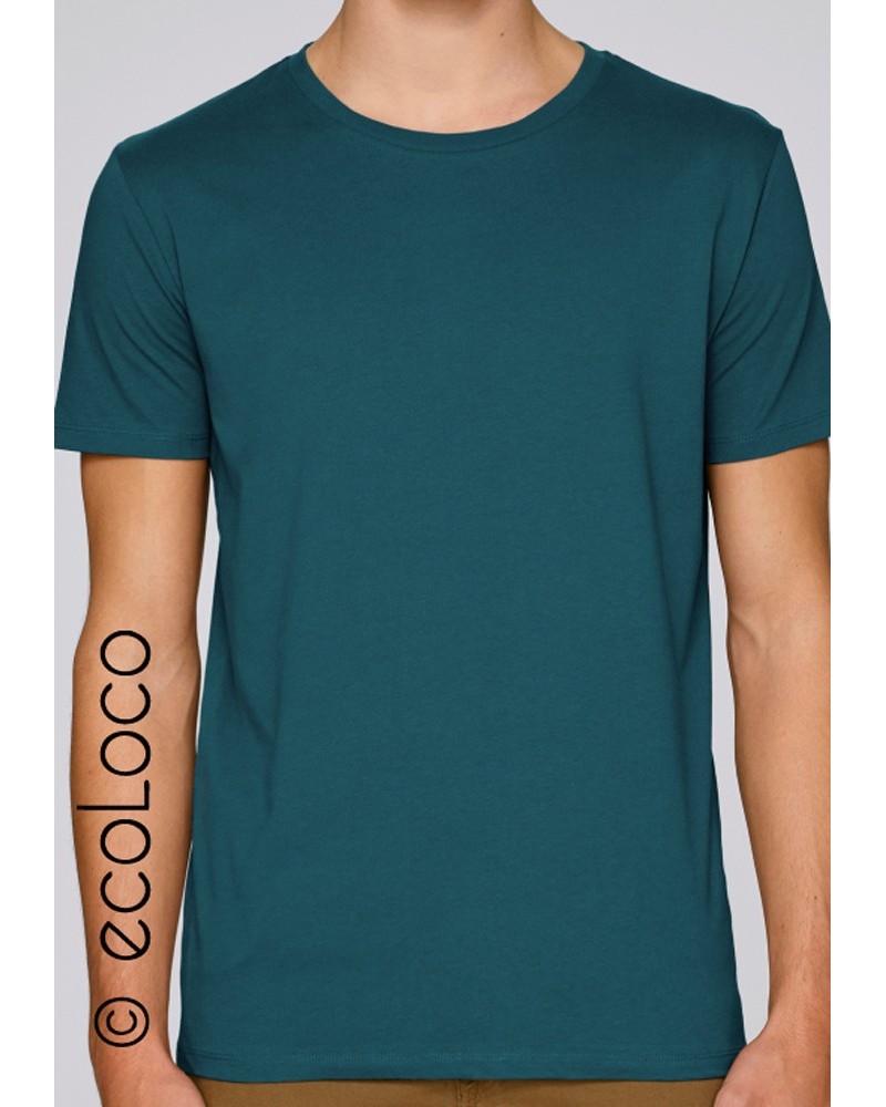 T shirt bio basique homme intemporel éthique vegan ecologique