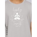 T shirt bio meditation SERENITY France artisan yoga bien-être ecologique
