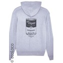Sweatshirt bio Vegan hood zippé éthique équitable France artisan sportwear ecologique