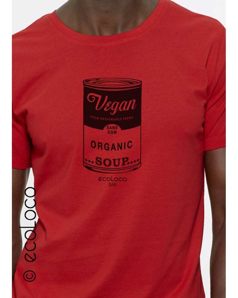 T shirt bio VEGAN militant creation engagée sans ogm France artisan ecologique