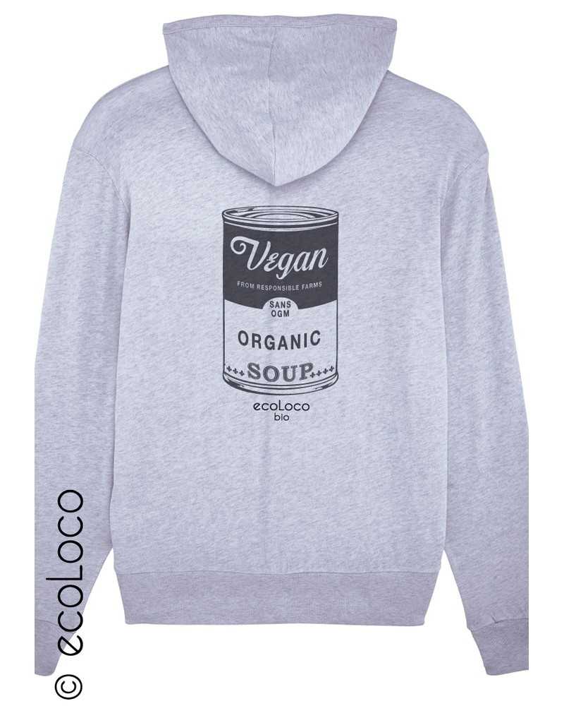 Sweatshirt bio VEGAN équitable France artisan ecologique