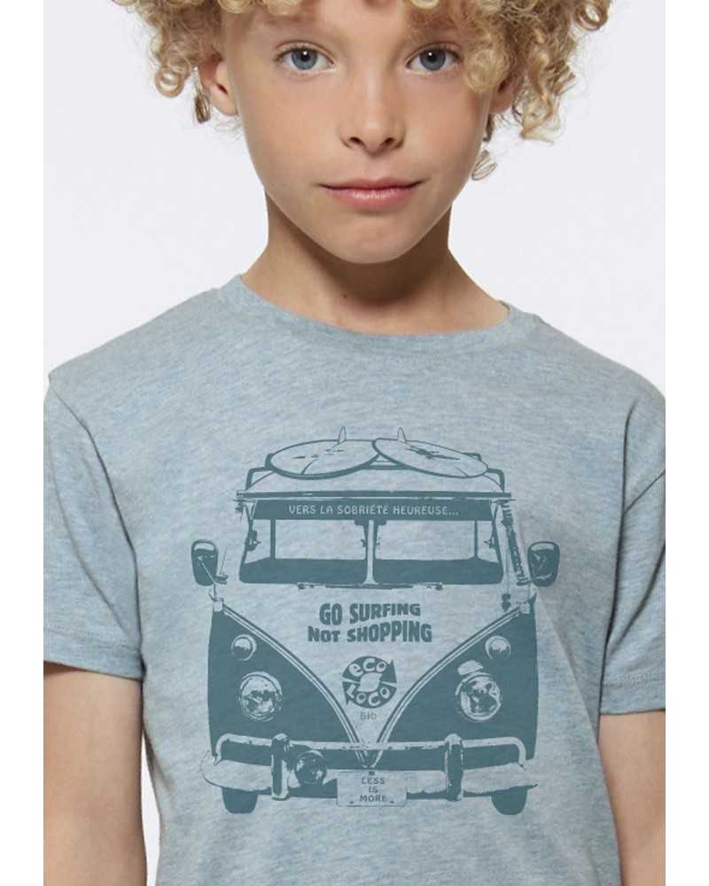 T shirt bio SOBRIETE HEUREUSE artisan France éthique ecologique