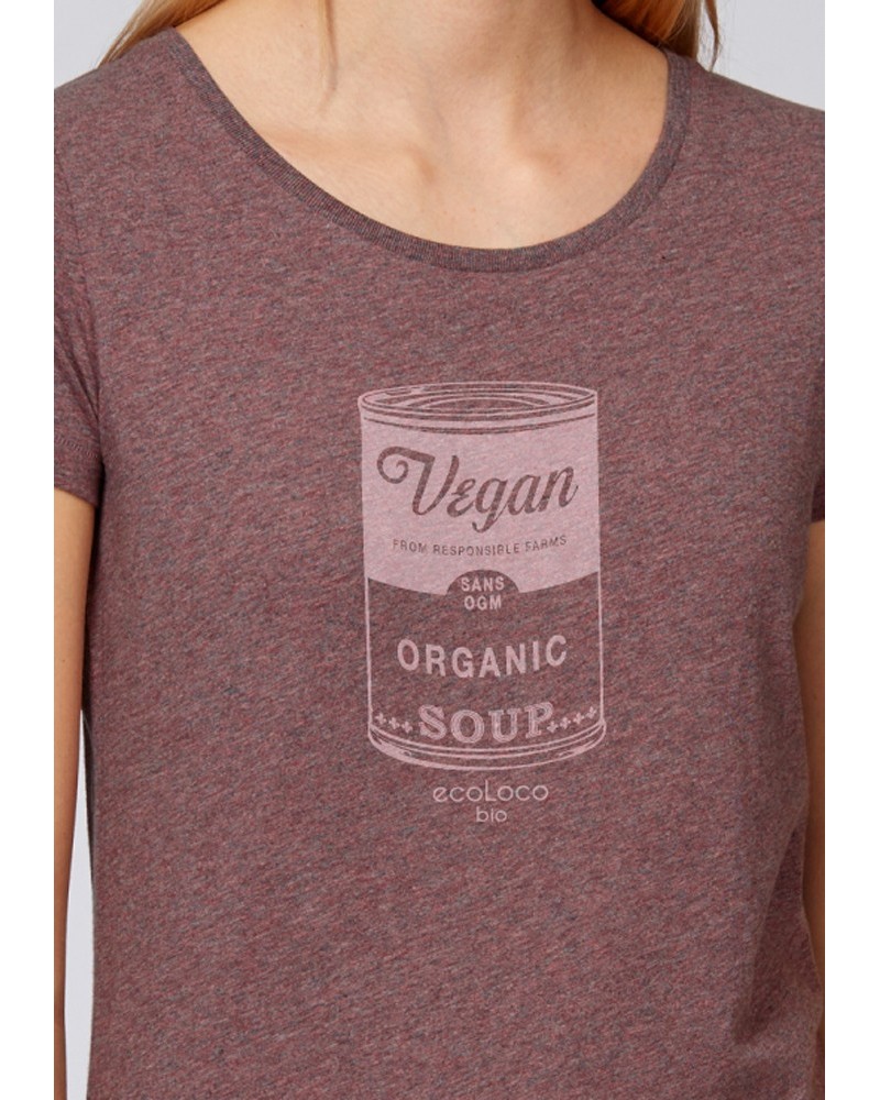 T shirt bio VEGAN France artisan éthique  vegan ecologique