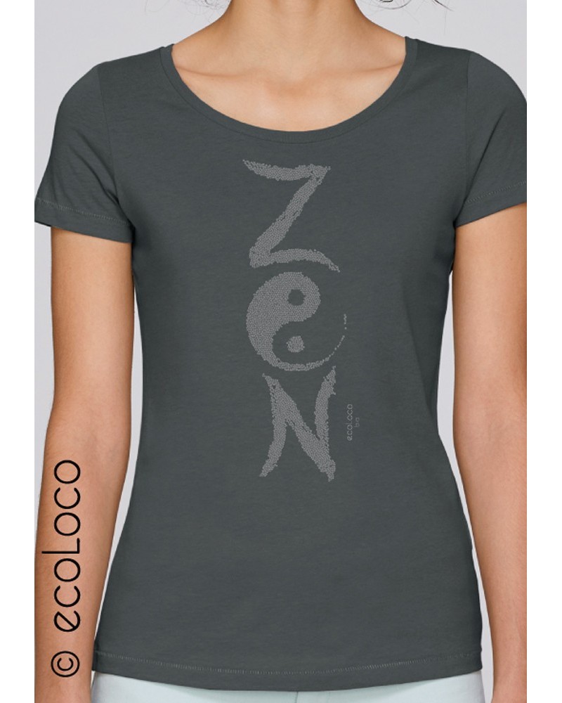 T shirt bio ZEN modal France artisan vegan ecologique