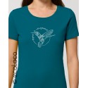T shirt bio Colibri France artisan éthique vegan ecologique