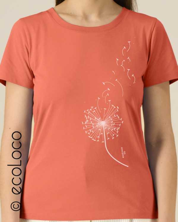 T shirt bio PISSENLIT France artisan éthique équitable vegan ecologique