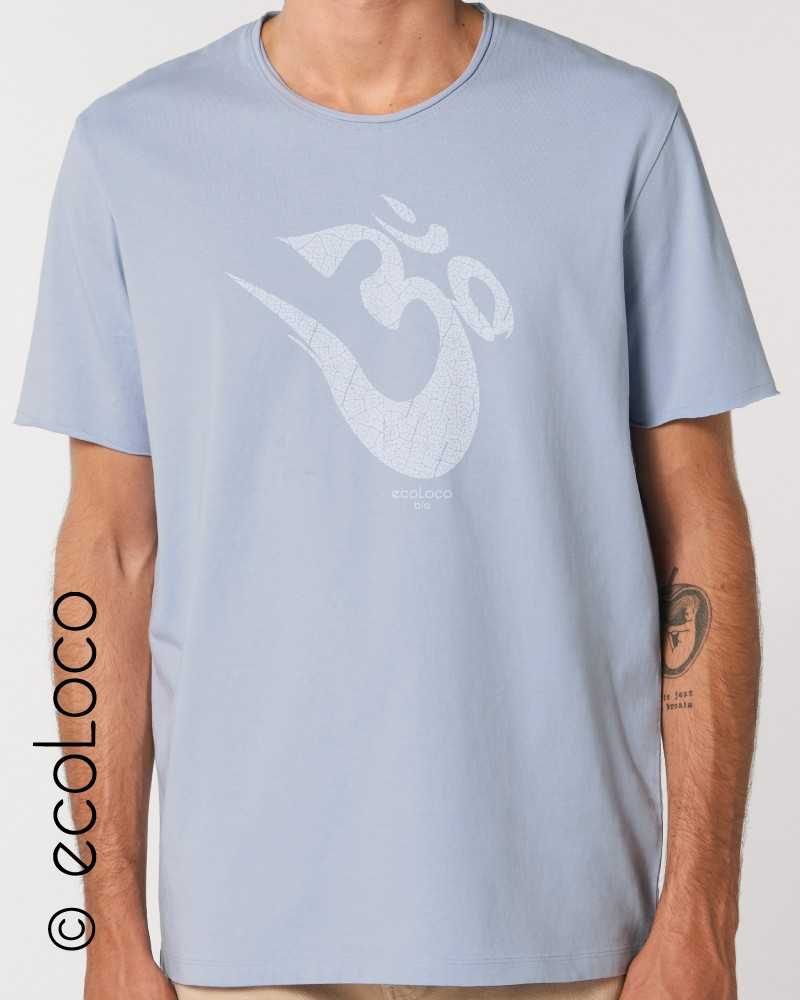 Organic t-shirt OM YOGA MANTRA fair eco wear France vegan