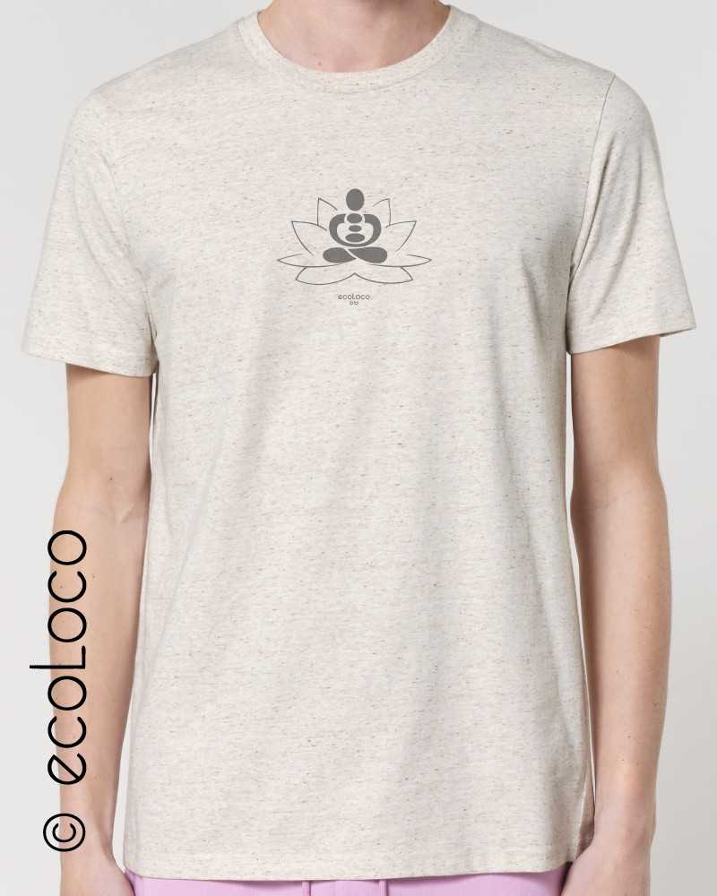 t-shirt bio Yoga méditation LEGALIZE SERENITY France artisan
