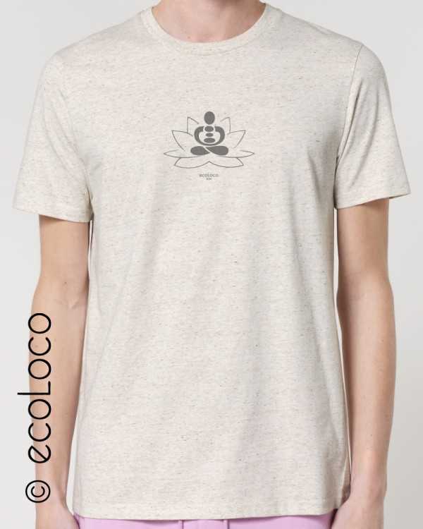 t-shirt bio Yoga méditation LEGALIZE SERENITY France artisan