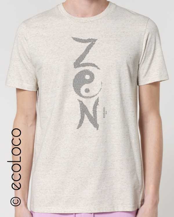 T shirt bio yoga ZEN yin yang méditation France artisan ecologique