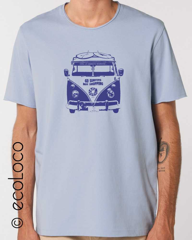 Bio-T-Shirt SOBRI HAPPY Degrowth France artisan